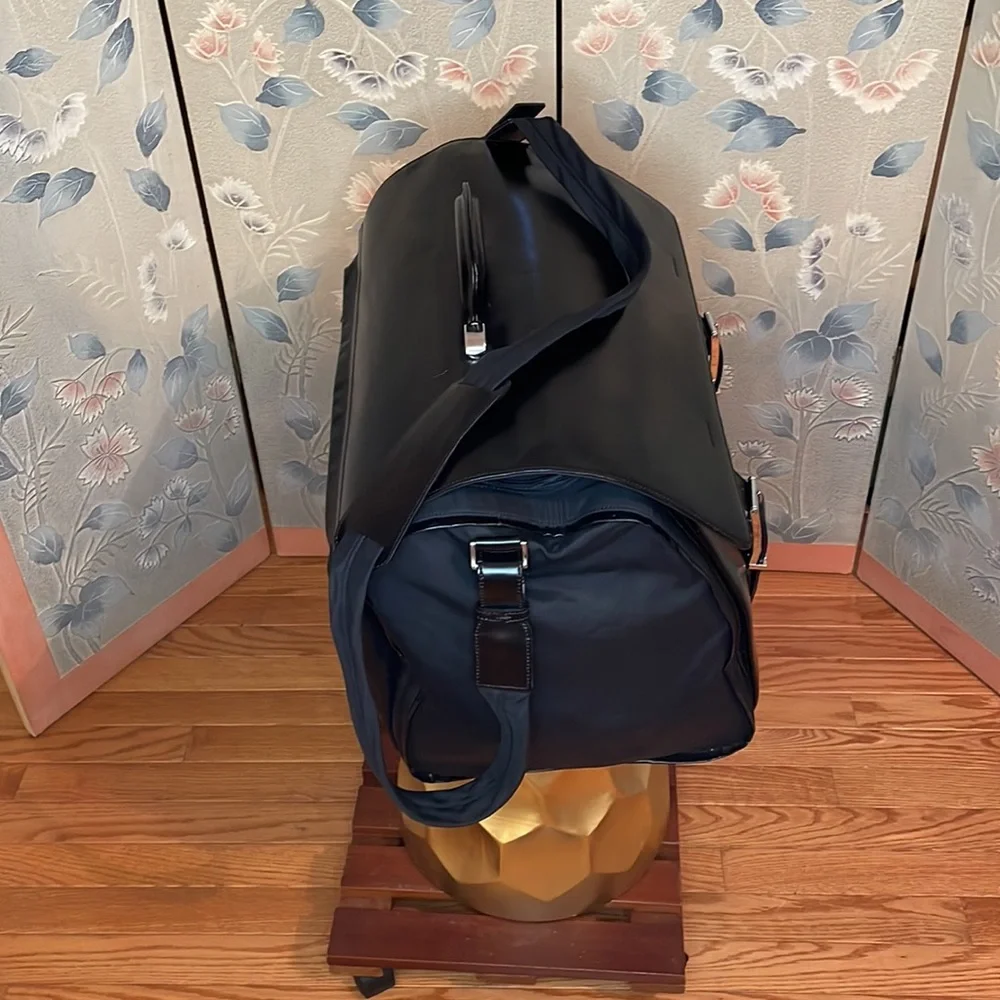 Pineider Firenze 1774 Weekend Duffle Leather & Neoprene - Picture 6 of 15